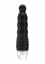 Чёрный сужающийся кверху вибратор Lirah - 15 см.