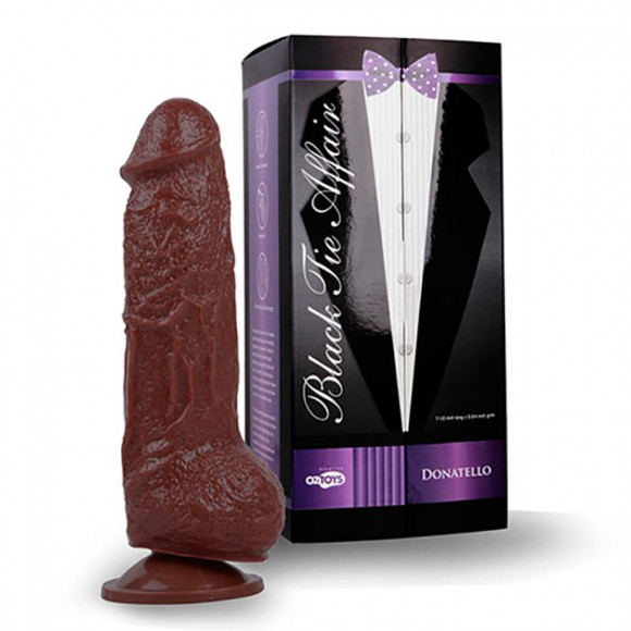 Коричневый фаллоимитатор Skinsation Black Tie Affaire Donatello - 17 см. Коричневый фаллоимитатор Skinsation Black Tie Affaire Donatello - 17 см.