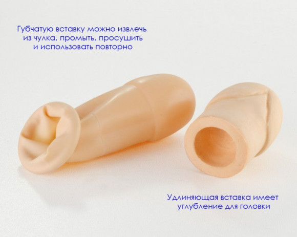 Латексный удлинитель пениса Латексный удлинитель пениса