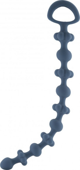 Синяя анальная цепочка Royal Chain - 26 см.
