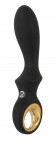 Черный вибратор для точки G с функцией расширения - 18,1 см. Черный вибратор для точки G с функцией расширения - 18,1 см.