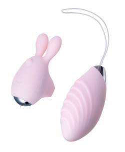 Нежно-розовый набор VITA: вибропуля и вибронасадка на палец Нежно-розовый набор VITA: вибропуля и вибронасадка на палец