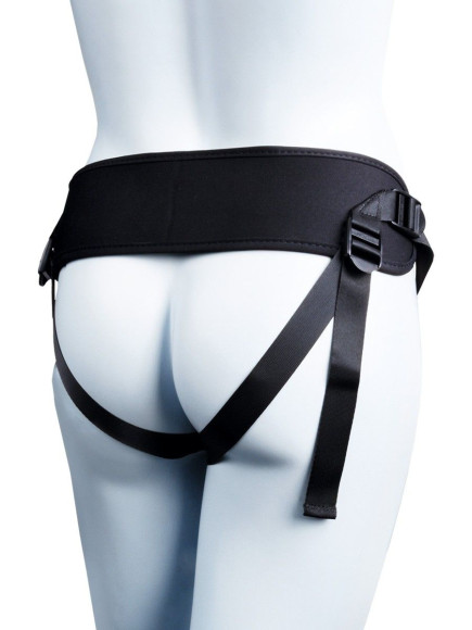 Мужской полый страпон на регулируемых ремнях - 18,5 см. Мужской полый страпон на регулируемых ремнях - 18,5 см.