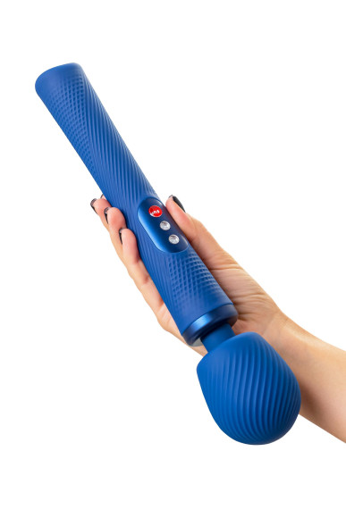 Синий вибромассажер Vim Vibrating Wand - 31,3 см. Синий вибромассажер Vim Vibrating Wand - 31,3 см.