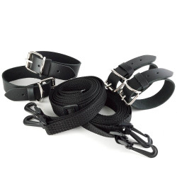 Черный комплект для растяжки на кровати «Новичок» Черный комплект для растяжки на кровати «Новичок»