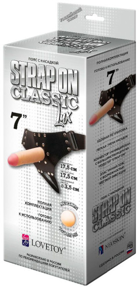 Пояс-трусики с насадкой Classic lux-Duke - 17,5 см. Пояс-трусики с насадкой Classic lux-Duke - 17,5 см.