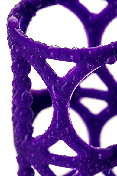 Фиолетовая насадка-сетка на член Фиолетовая насадка-сетка на член