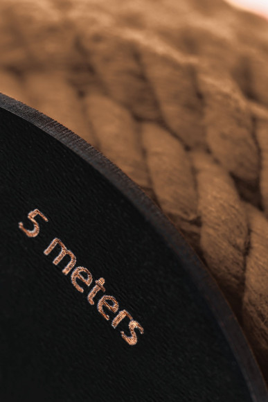 Джутовая веревка для шибари на катушке - 5 м. Джутовая веревка для шибари на катушке - 5 м.