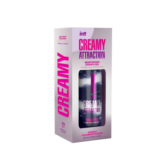 Увлажняющий крем-гель для тела с ароматом ежевики Creamy Attraction Blackberry - 100 мл. Увлажняющий крем-гель для тела с ароматом ежевики Creamy Attraction Blackberry - 100 мл.