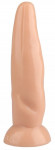 Телесная фигурная анальная втулка - 22,5 см. Телесная фигурная анальная втулка - 22,5 см.