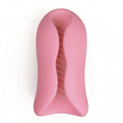 Розовый мастурбатор открытого типа Utopia Spiral