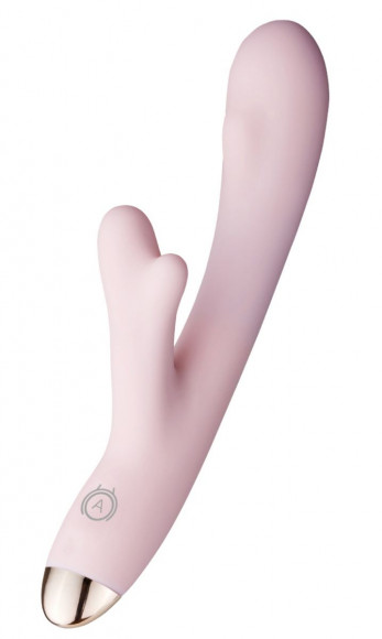 Розовый перезаряжаемый вибратор Terzo - 22 см. Розовый перезаряжаемый вибратор Terzo - 22 см.