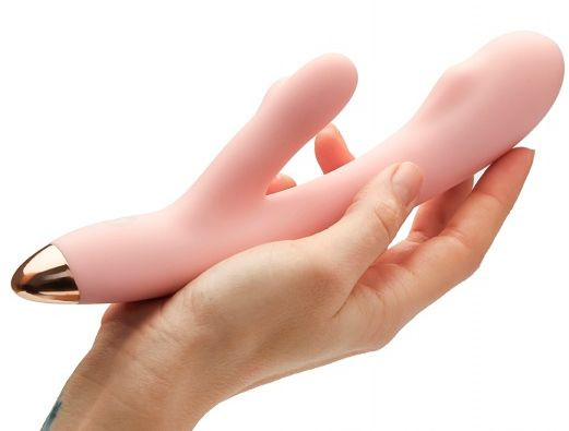 Розовый перезаряжаемый вибратор Terzo - 22 см. Розовый перезаряжаемый вибратор Terzo - 22 см.