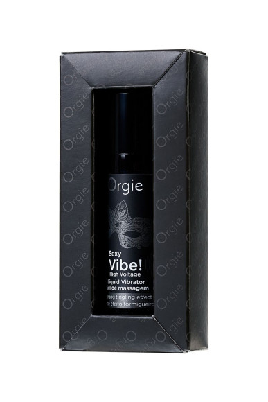 Гель для массажа ORGIE Sexy Vibe High Voltage с эффектом вибрации - 15 мл. Гель для массажа ORGIE Sexy Vibe High Voltage с эффектом вибрации - 15 мл.