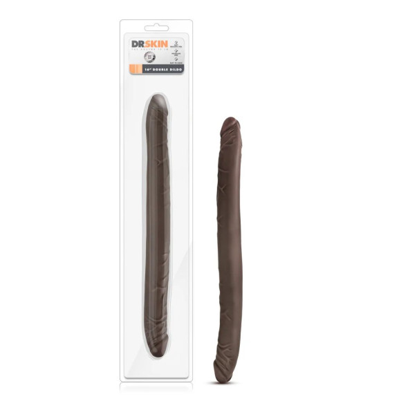 Коричневый двусторонний фаллоимитатор Chocolate 16-Inch Long Dildo - 41,5 см. Коричневый двусторонний фаллоимитатор Chocolate 16-Inch Long Dildo - 41,5 см.