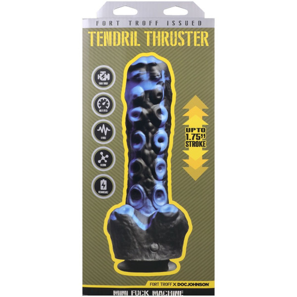 Черно-синяя мини-машина на присоске Tendril Thruster - 21,6 см. Черно-синяя мини-машина на присоске Tendril Thruster - 21,6 см.