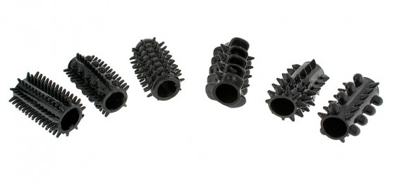 Набор из 6 чёрных насадок POWER PENIS SLEEVE SET Набор из 6 чёрных насадок POWER PENIS SLEEVE SET