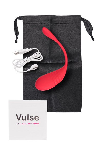 Красное силиконовое виброяйцо Vulse Красное силиконовое виброяйцо Vulse