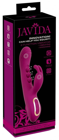 Лиловый вибратор-кролик 2 Function Vibrator Squirting - 22,5 см. Лиловый вибратор-кролик 2 Function Vibrator Squirting - 22,5 см.