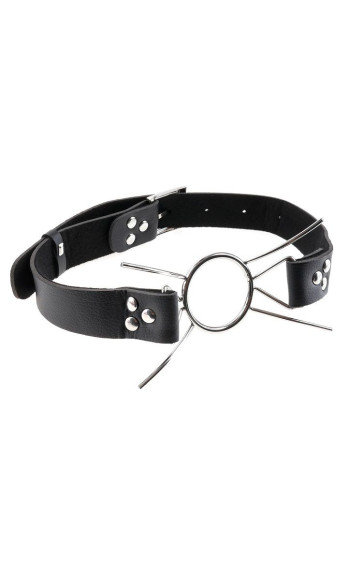 Металлический расширитель для рта на кожаном ремешке Spider Gag Металлический расширитель для рта на кожаном ремешке Spider Gag