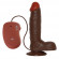 Коричневый вибратор REALISTIC VIBRATOR REAL RAPTURE BROWN - 21,5 см. Коричневый вибратор REALISTIC VIBRATOR REAL RAPTURE BROWN - 21,5 см.