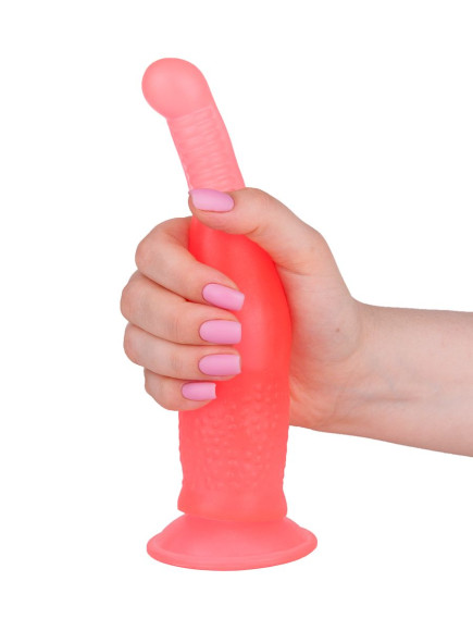 Розовый анальный стимулятор на присоске - 16,5 см. Розовый анальный стимулятор на присоске - 16,5 см.