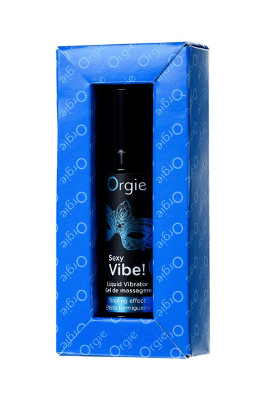Гель для массажа ORGIE Sexy Vibe Liquid Vibrator с эффектом вибрации - 15 мл. Гель для массажа ORGIE Sexy Vibe Liquid Vibrator с эффектом вибрации - 15 мл.