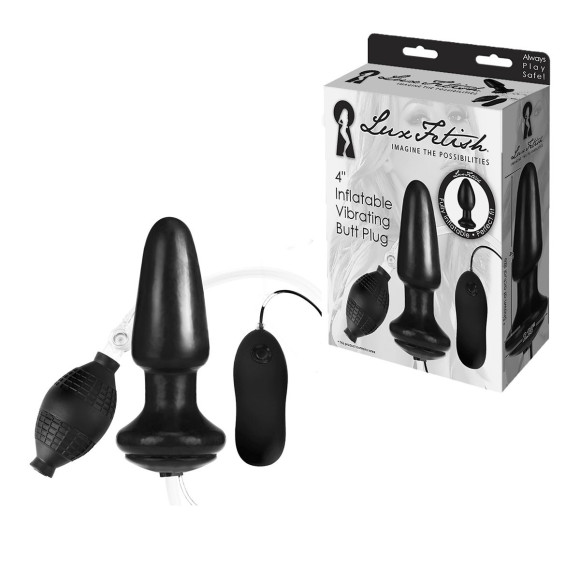 Надувная вибрирующая анальная пробка Inflatable Vibrating Butt Plug - 10,2 см. Надувная вибрирующая анальная пробка Inflatable Vibrating Butt Plug - 10,2 см.