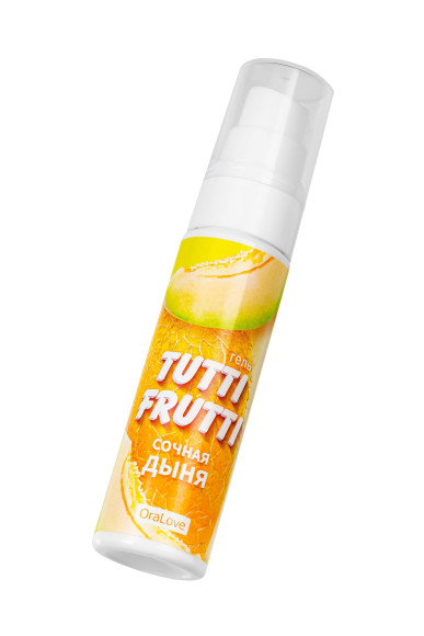 Гель-смазка Tutti-frutti со вкусом сочной дыни - 30 гр. Гель-смазка Tutti-frutti со вкусом сочной дыни - 30 гр.