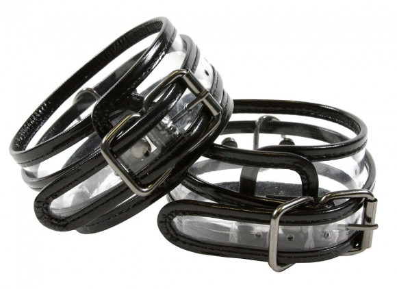 Прозрачные оковы с карабином Bare Bondage Прозрачные оковы с карабином Bare Bondage