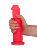 Розовый фаллоимитатор с подошвой-присоской - 18,5 см. Розовый фаллоимитатор с подошвой-присоской - 18,5 см.