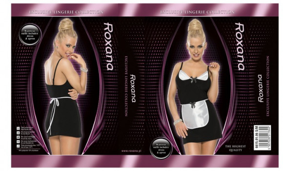 Костюм игривой официантки из 2 предметов Костюм игривой официантки из 2 предметов