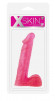 Розовый фаллоимитатор XSKIN 8 PVC DONG - 20 см.