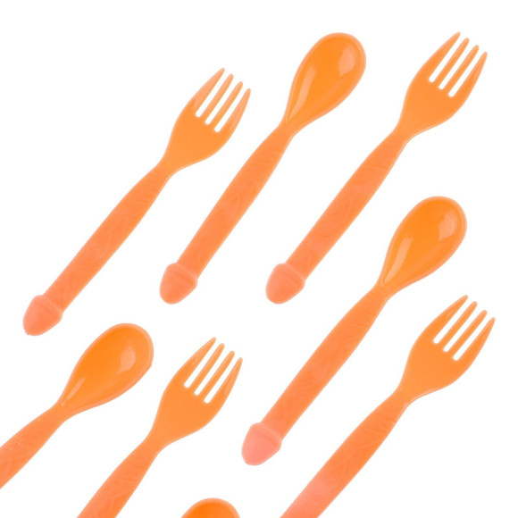 Набор пластиковых столовых приборов «Всё в твоих руках» Набор пластиковых столовых приборов «Всё в твоих руках»