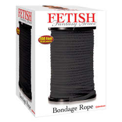 Черная веревка для связывания Bondage Rope - 60,9 м. Черная веревка для связывания Bondage Rope - 60,9 м.