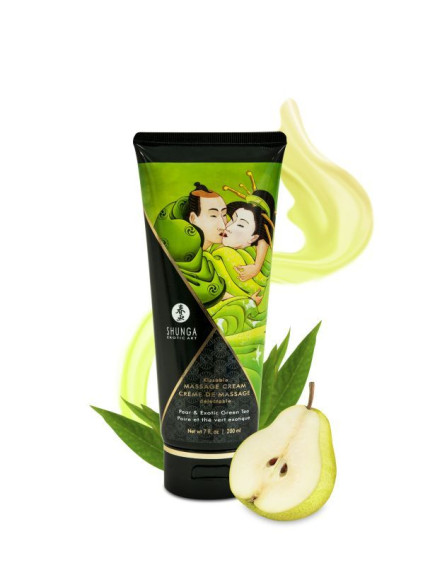 Массажный крем для тела с ароматом груши и зелёного чая Pear & Exotic Green Tea - 200 мл.