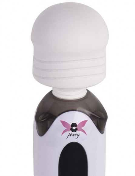 Белый, работающий от сети вибромассажёр Pixey Wand Future - 26,5 см. Белый, работающий от сети вибромассажёр Pixey Wand Future - 26,5 см.