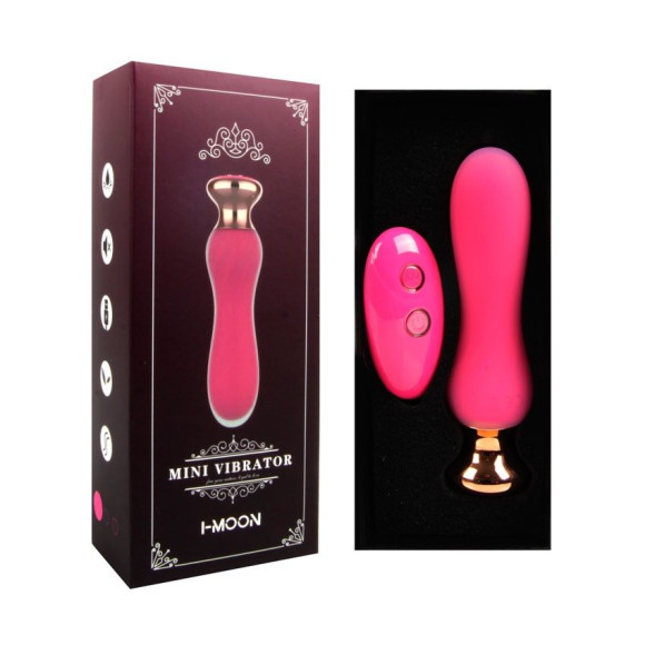 Розовый мини-вибратор Mini Vibrator с пультом ДУ - 12,5 см. Розовый мини-вибратор Mini Vibrator с пультом ДУ - 12,5 см.