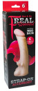 Телесная насадка REAL Standard с усиками на основании - 19 см. Телесная насадка REAL Standard с усиками на основании - 19 см.