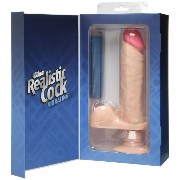 Вибромассажер реалистичной формы The Realistic Cock Vibrating 8” - 23,6 см. Вибромассажер реалистичной формы The Realistic Cock Vibrating 8” - 23,6 см.