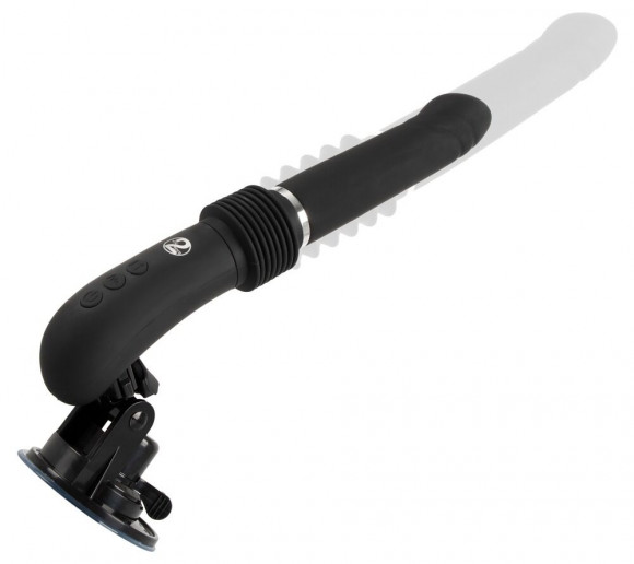 Черная секс-машина с пультом ДУ RC Fucking Machine 2.0