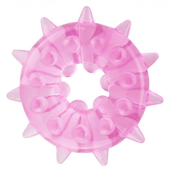 Розовое кольцо на пенис Heavy Cock Ring Stimulator