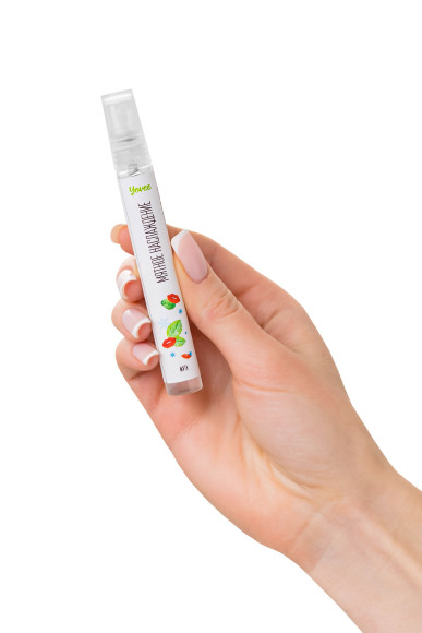 Охлаждающе-возбуждающий оральный спрей Yovee «Мятное наслаждение» со вкусом мяты - 10 мл. Охлаждающе-возбуждающий оральный спрей Yovee «Мятное наслаждение» со вкусом мяты - 10 мл.