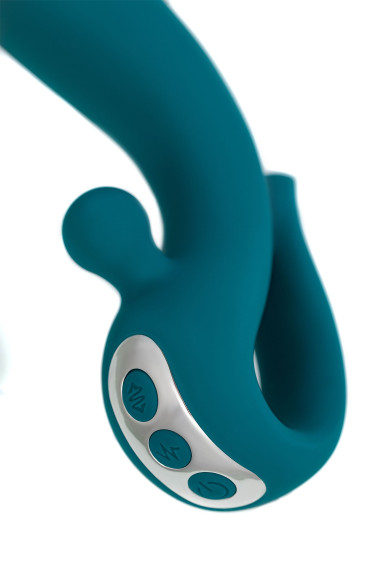 Зеленый вибратор с функцией Up&Down и стимулирующим кольцом Mija - 19 см. Зеленый вибратор с функцией Up&Down и стимулирующим кольцом Mija - 19 см.