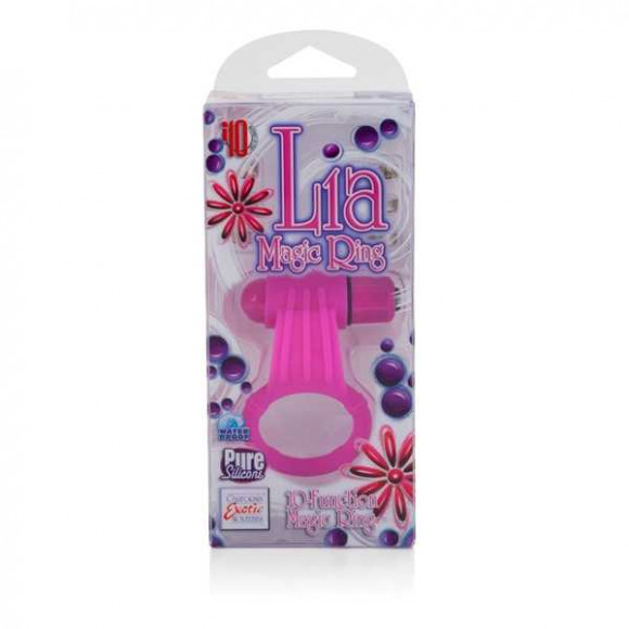 Розовое эрекционнное кольцо с двумя положениями вибростимулятора Розовое эрекционнное кольцо с двумя положениями вибростимулятора