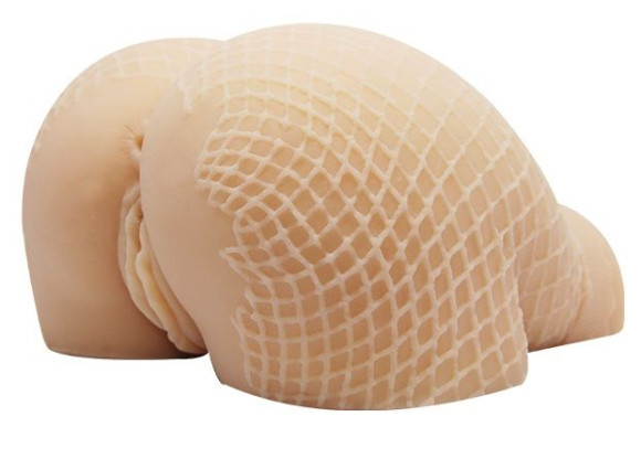 Пышная попка в колготках с двумя входами и вибрацией Пышная попка в колготках с двумя входами и вибрацией