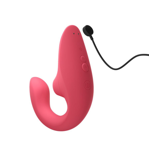 Розовый вибромассажер для двойной стимуляции Womanizer Blend Розовый вибромассажер для двойной стимуляции Womanizer Blend