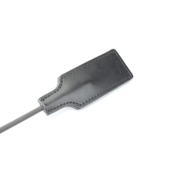 Чёрный кожаный стек - 77 см. Чёрный кожаный стек - 77 см.