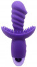 Фиолетовый вибратор INDULGENCE Rechargeable Wild Ride - 16,5 см.