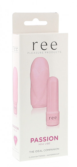 Розовый стимулятор Passion - 6 см. Розовый стимулятор Passion - 6 см.